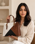 Zovelle Geometric Color block Bag