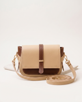 Zovelle Dual Tone Crossbody Bag