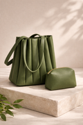 Olivie Bubble Bag – Structured Soft Leather Handbag