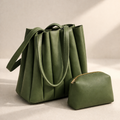 Olivie Bubble Bag – Structured Soft Leather Handbag