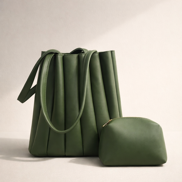 Olivie Bubble Bag – Structured Soft Leather Handbag